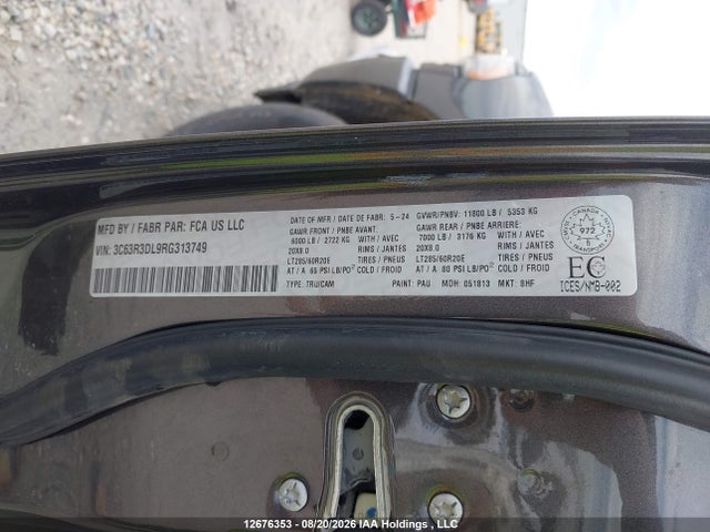 3C63R3DL9RG313749 RAM 3500 Big Horn