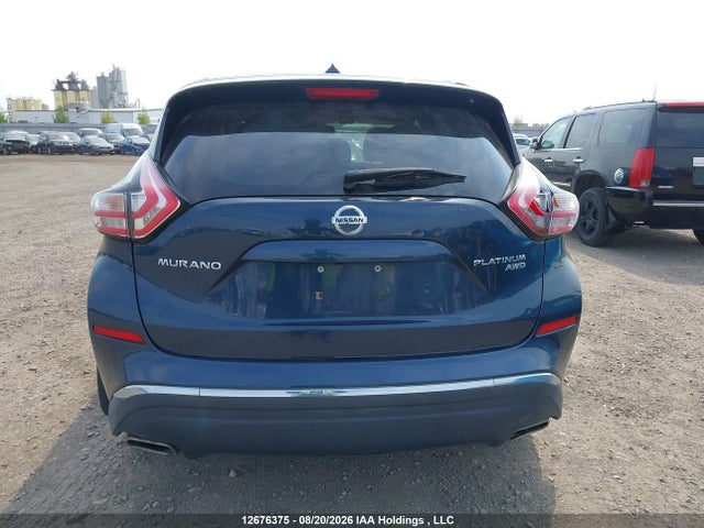 Продажа на аукционе авто 2015 Nissan Murano Platinum/sl/sv, vin: 5N1AZ2MH3FN216860, номер лота: 12676375