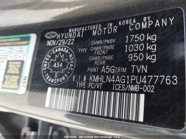 Hyundai ELANTRA SEL 2023 KMHLN4AG1PU477763 Image 19