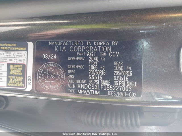 KIA Niro 2025 KNDCS3LF1S5227003 Image 9