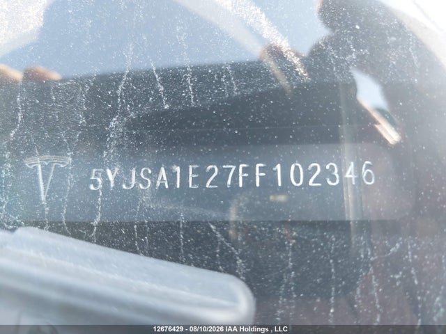 Aukcja sprzedaży 2015 Tesla Model S, vin: 5YJSA1E27FF102346, numer aukcji: 12676429