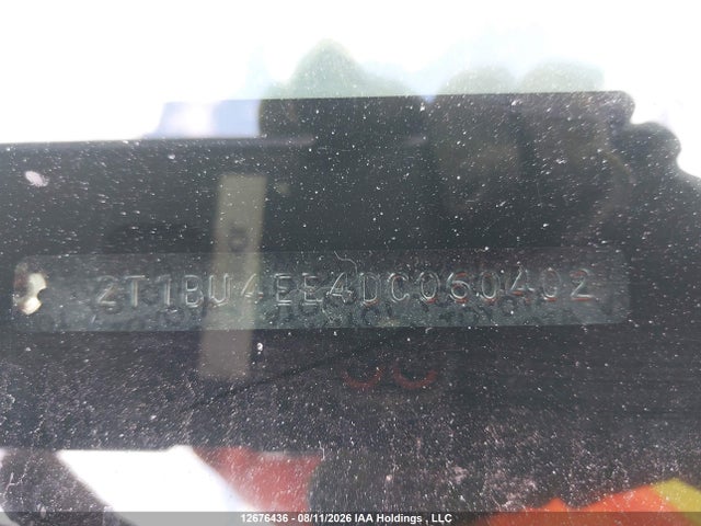 Aukcja sprzedaży 2013 Toyota Corolla Ce, vin: 2T1BU4EE4DC060402, numer aukcji: 12676436