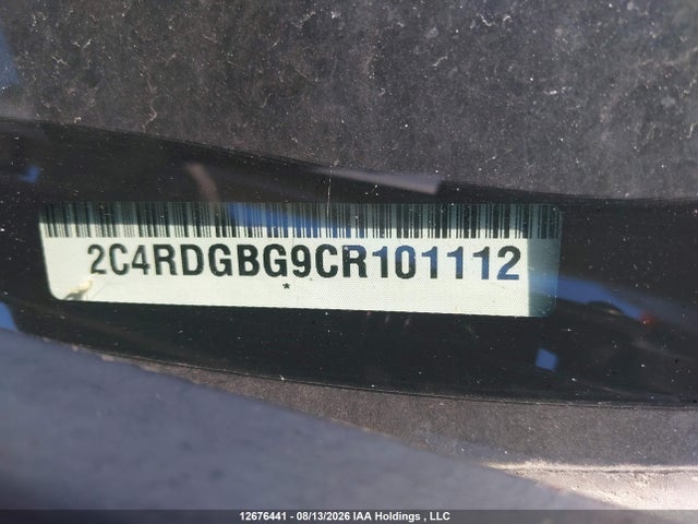 Продаж на аукціоні авто 2012 Dodge Grand Caravan Se/sxt, vin: 2C4RDGBG9CR101112, номер лоту: 12676441