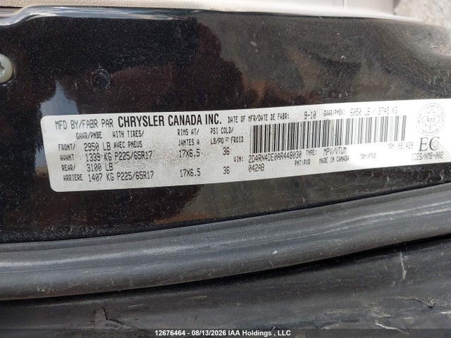 Продаж на аукціоні авто 2010 Dodge Grand Caravan Se, vin: 2D4RN4DE0AR448030, номер лоту: 12676464
