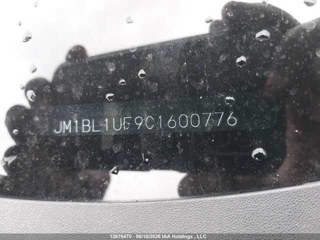 Aukcja sprzedaży 2012 Mazda Mazda3 Gx, vin: JM1BL1UF9C1600776, numer aukcji: 12676470