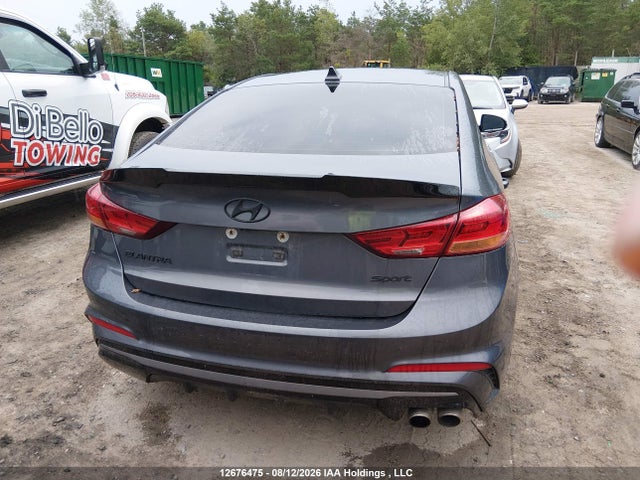 12676475 :رقم المزاد ، KMHD04LB1HU380715 vin ، 2017 Hyundai Elantra Sport مزاد بيع
