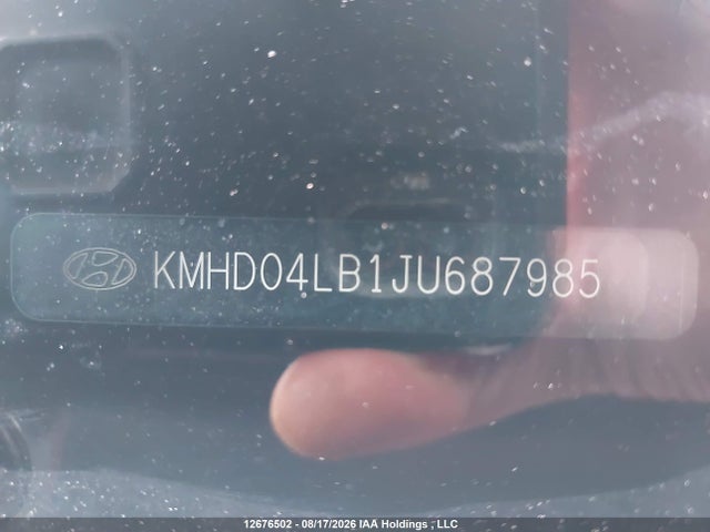 KMHD04LB1JU687985 Hyundai Elantra Sport