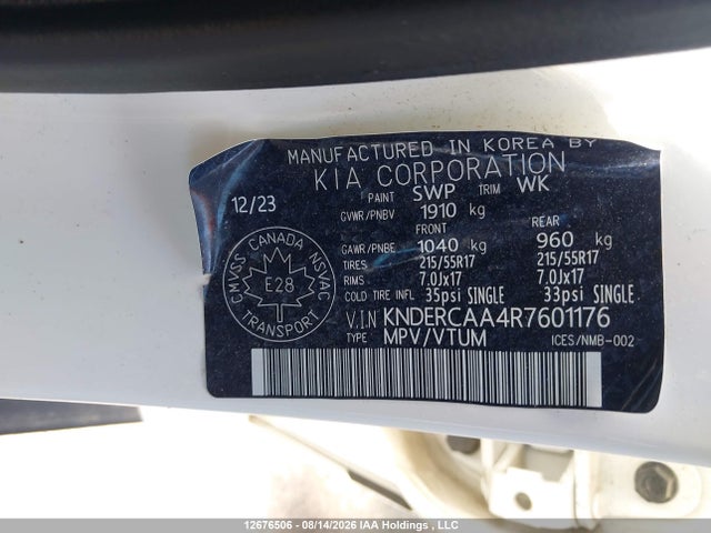 KIA Seltos Ex/ex Premium 2024 KNDERCAA4R7601176 Image 19