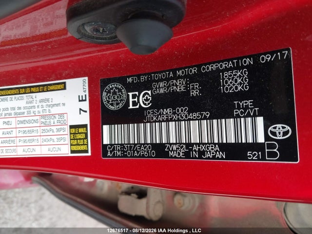 Toyota Prius Prime Technology 2017 JTDKARFPXH3048579 Image 19