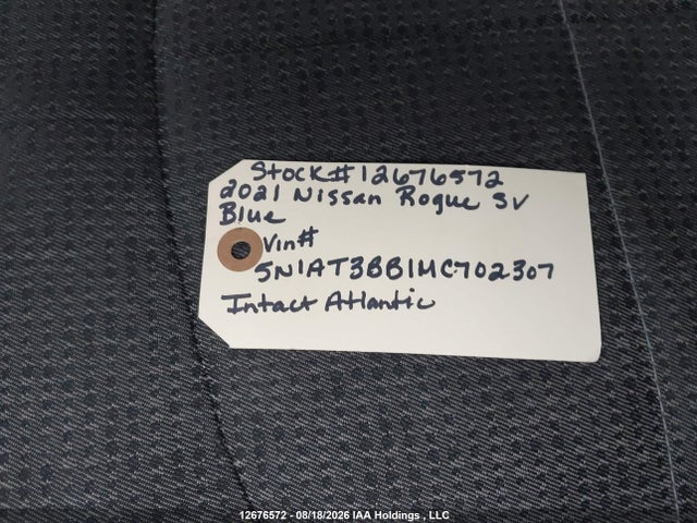 Nissan ROGUE SV 2021 5N1AT3BB1MC702307 Image 9