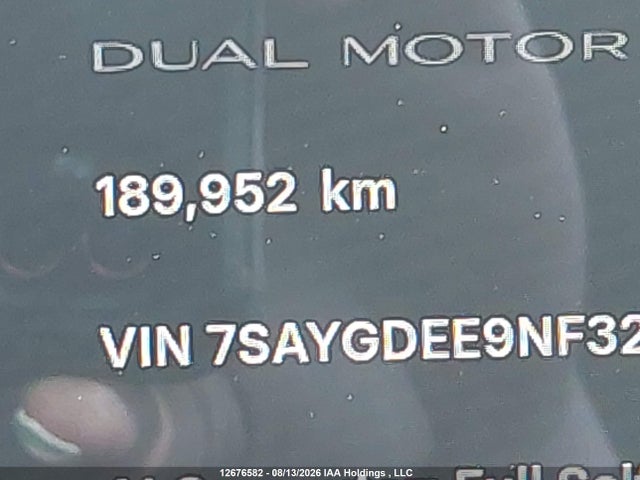 Tesla Model Y Long Range 2022 7SAYGDEE9NF324649 Image 14