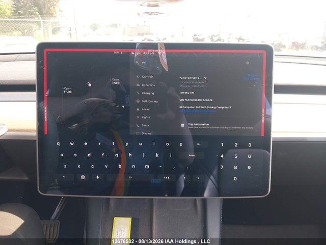 Tesla Model Y Long Range 2022 7SAYGDEE9NF324649 Image 7