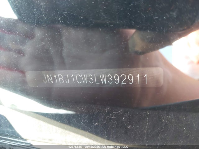 JN1BJ1CW3LW392911 Nissan Rogue Sport S/sv/sl
