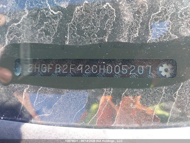 Продажа на аукционе авто 2012 Honda Civic Ex-l, vin: 2HGFB2F92CH005207, номер лота: 12676631