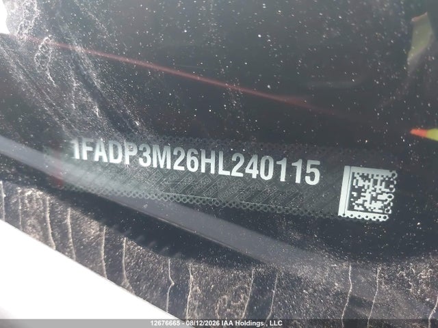 Aukcja sprzedaży 2017 Ford Focus Sel, vin: 1FADP3M26HL240115, numer aukcji: 12676665