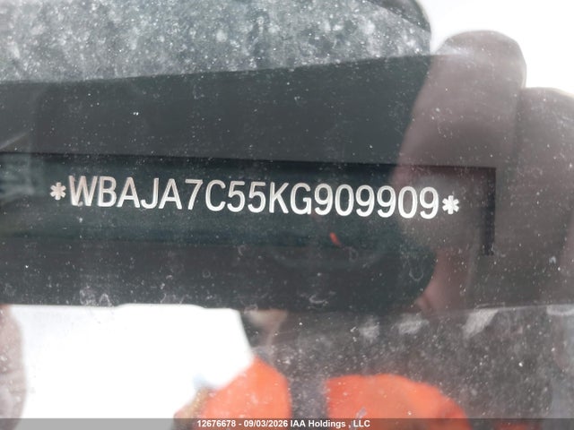 Aukcja sprzedaży 2019 Bmw 530i Xdrive, vin: WBAJA7C55KG909909, numer aukcji: 12676678