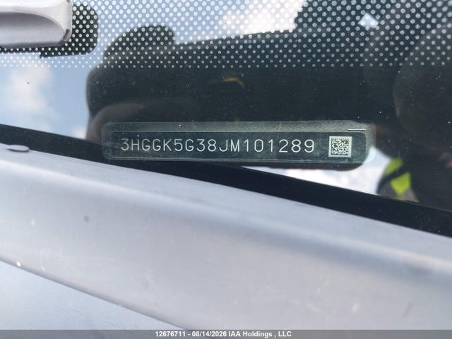 2018 Honda Fit Dx მანქანა იყიდება აუქციონზე, vin: 3HGGK5G38JM101289, აუქციონის ნომერი: 12676711