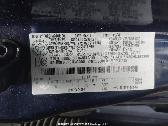 Ford Focus Titanium 2017 1FADP3N20HL293388 Image 18