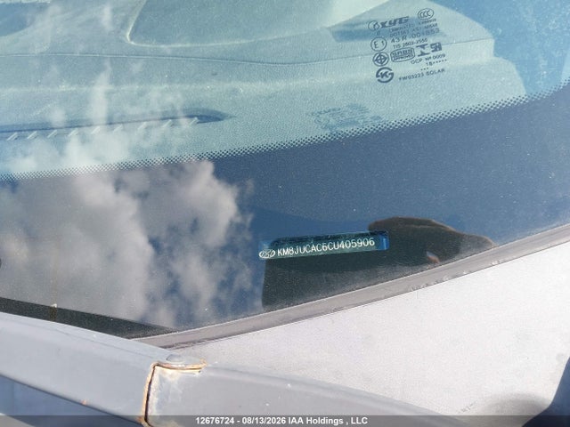 2012 Hyundai Tucson მანქანა იყიდება აუქციონზე, vin: KM8JUCAC6CU405906, აუქციონის ნომერი: 12676724