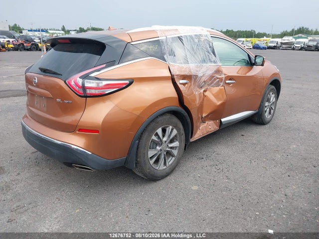 Nissan Murano S/sl/sv/platinum 2015 5N1AZ2MH3FN242536 Image 4