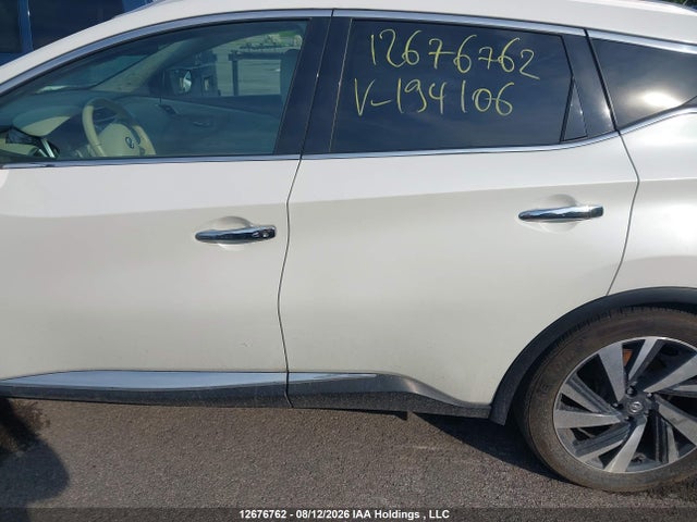 Продажа на аукционе авто 2017 Nissan Murano Platinum/sl/sv, vin: 5N1AZ2MH7HN194106, номер лота: 12676762