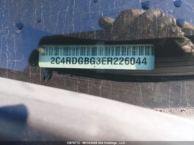 Aukcja sprzedaży 2014 Dodge Grand Caravan Se/sxt, vin: 2C4RDGBG3ER226044, numer aukcji: 12676772