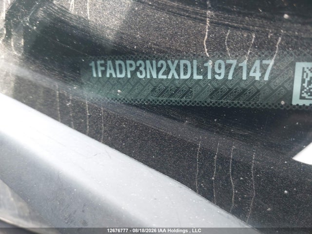 12676777 :رقم المزاد ، 1FADP3N2XDL197147 vin ، 2013 Ford Focus Titanium مزاد بيع
