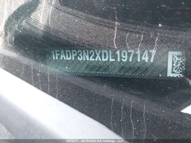 12676777 :رقم المزاد ، 1FADP3N2XDL197147 vin ، 2013 Ford Focus Titanium مزاد بيع