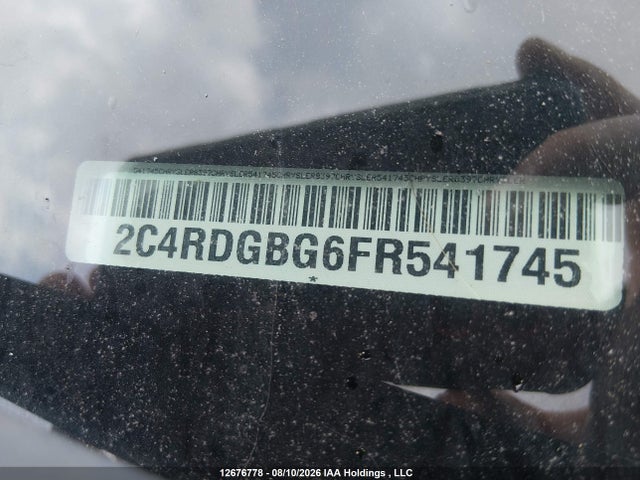 Продаж на аукціоні авто 2015 Dodge Grand Caravan Se/sxt, vin: 2C4RDGBG6FR541745, номер лоту: 12676778