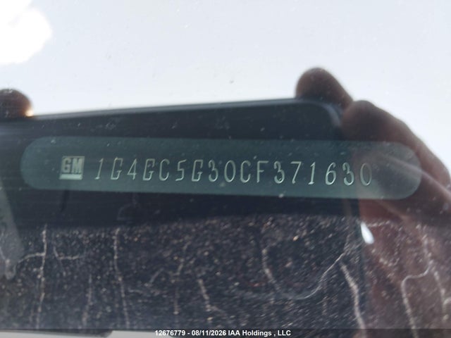 12676779 :رقم المزاد ، 1G4GC5G30CF371630 vin ، 2012 Buick Lacrosse مزاد بيع