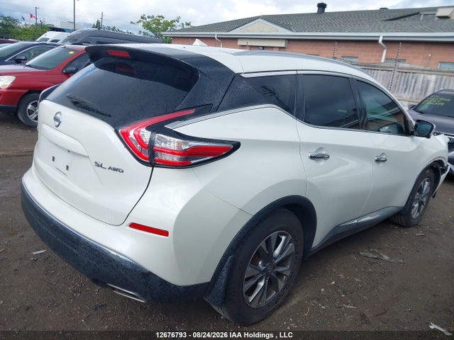 Продажа на аукционе авто 2016 Nissan Murano, vin: 5N1AZ2MH6GN125423, номер лота: 12676793