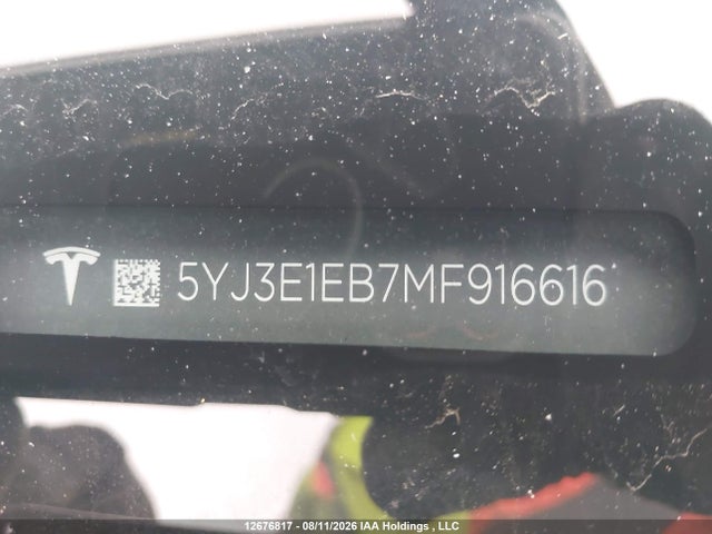 Tesla Model 3 Long Range 2021 5YJ3E1EB7MF916616 Image 18