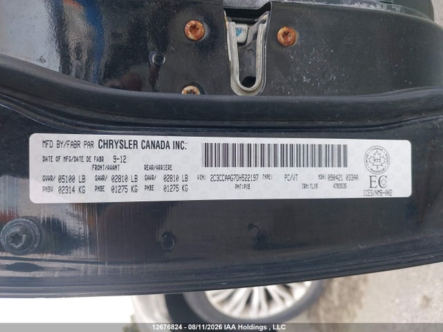 Продаж на аукціоні авто 2013 Chrysler 300 Touring, vin: 2C3CCAAG7DH522197, номер лоту: 12676824