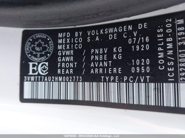 Volkswagen GTI S 2017 3VWTT7AU2HM002773 Image 9