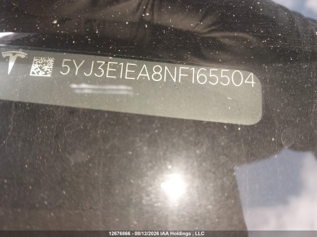 Tesla Model 3 Rwd/standard Range 2022 5YJ3E1EA8NF165504 Image 19