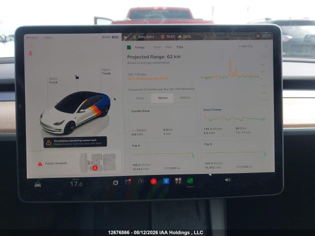 Tesla Model 3 Rwd/standard Range 2022 5YJ3E1EA8NF165504 Image 7