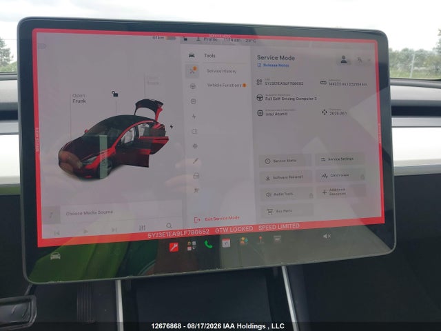 Tesla Model 3 Standard Range Plus 2020 5YJ3E1EA9LF786652 Image 7