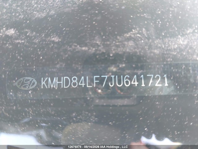 KMHD84LF7JU641721 Hyundai ELANTRA GL