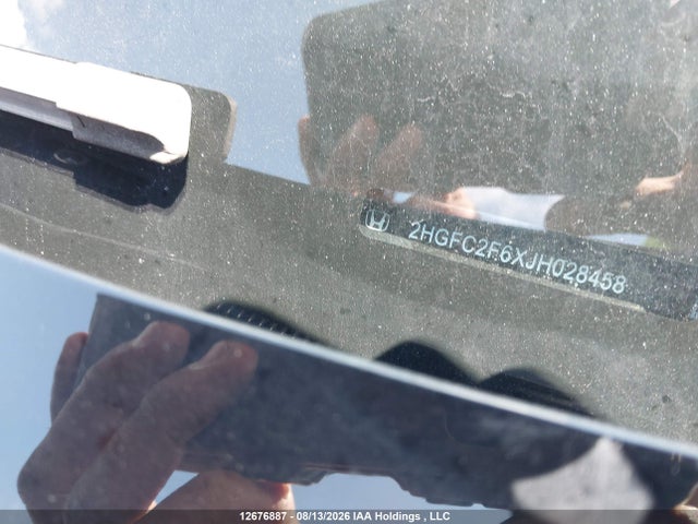 Honda CIVIC SE 2018 2HGFC2F6XJH028458 Image 18