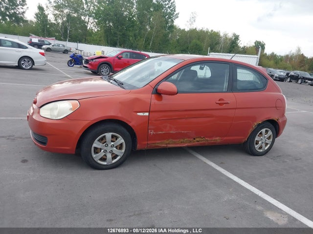 2009 Hyundai Accent Gl/gl Sport/l მანქანა იყიდება აუქციონზე, vin: KMHCN35CX9U107982, აუქციონის ნომერი: 12676893