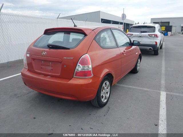 2009 Hyundai Accent Gl/gl Sport/l მანქანა იყიდება აუქციონზე, vin: KMHCN35CX9U107982, აუქციონის ნომერი: 12676893