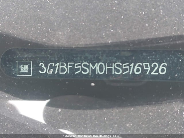 3G1BF5SM0HS516926 Chevrolet Cruze Premier