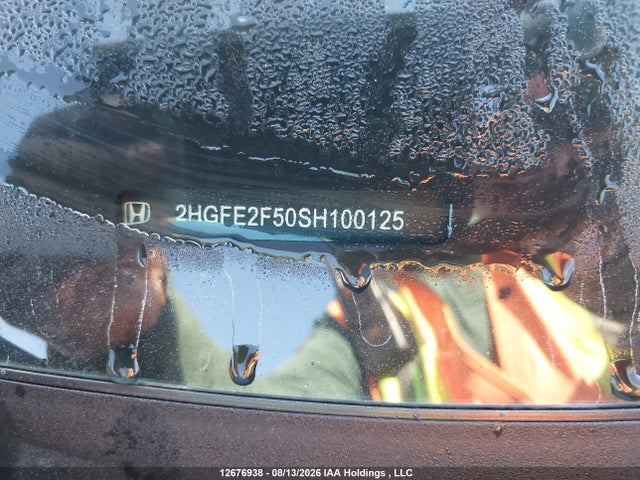 2HGFE2F50SH100125 Honda Civic Sport