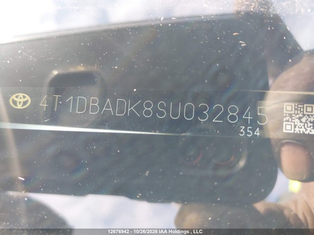 Auction sale of the 2025 Toyota Camry Se Upgrade, vin: 4T1DBADK8SU032845, lot number: 12676942