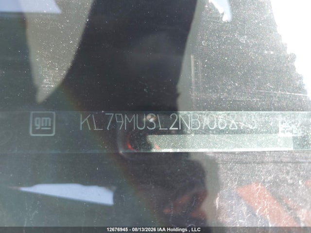 KL79MUSL2NB106873 Chevrolet Trailblazer Rs