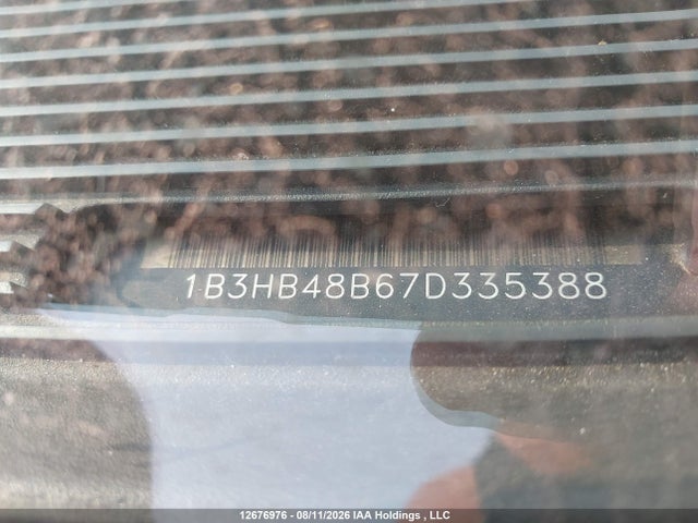 12676976 :رقم المزاد ، 1B3HB48B67D335388 vin ، 2007 Dodge Caliber Sxt مزاد بيع