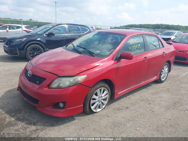 12669122 :رقم المزاد ، 2T1BU4EE8AC358429 vin ، 2010 Toyota Corolla S مزاد بيع