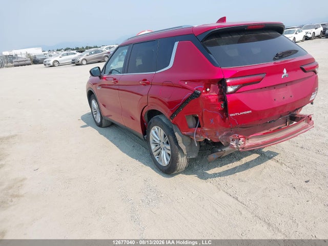 2023 Mitsubishi Outlander Phev Le/sel მანქანა იყიდება აუქციონზე, vin: JA4T5UA9XPZ621216, აუქციონის ნომერი: 12677040