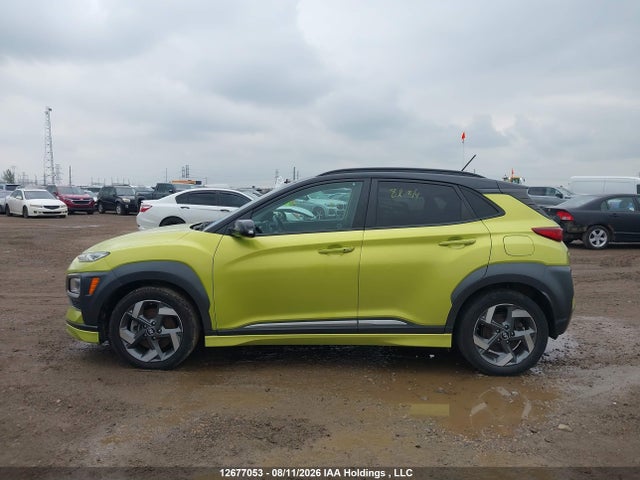 2020 Hyundai Kona Limited მანქანა იყიდება აუქციონზე, vin: KM8K3CA55LU448612, აუქციონის ნომერი: 12677053
