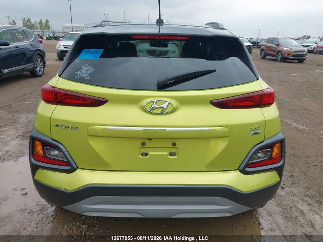 2020 Hyundai Kona Limited მანქანა იყიდება აუქციონზე, vin: KM8K3CA55LU448612, აუქციონის ნომერი: 12677053
